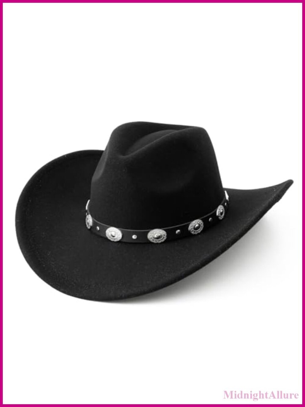 Felt Wide Brim Western Cowboy Hat Belt Buckle Panama for Women Men